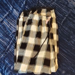 NWT Victoria's Secret Plaid Pj Pants